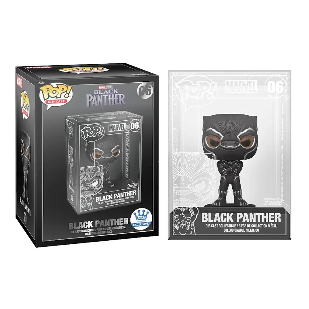 Funko Pop Die Cast Black Panther Pantera Negra 06
