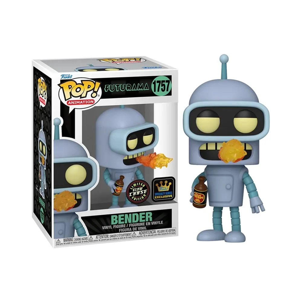 Funko Pop Bender Futurama Glow in the dark Chase 1757