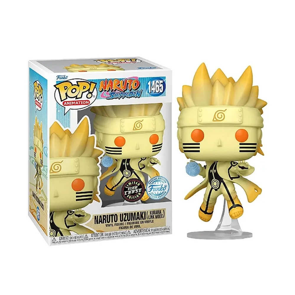 Funko Pop Naruto Uzumaki (Kurama Link Mode) Naruto Shippuden Glow in the dark Chase 1465